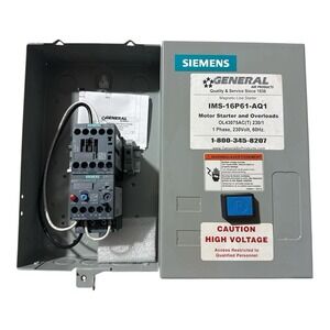 SIEMENS IMS-16p61-AQ1 Motor Starter & Overload 3PH, 208V, 60HZ Magnetic Line St